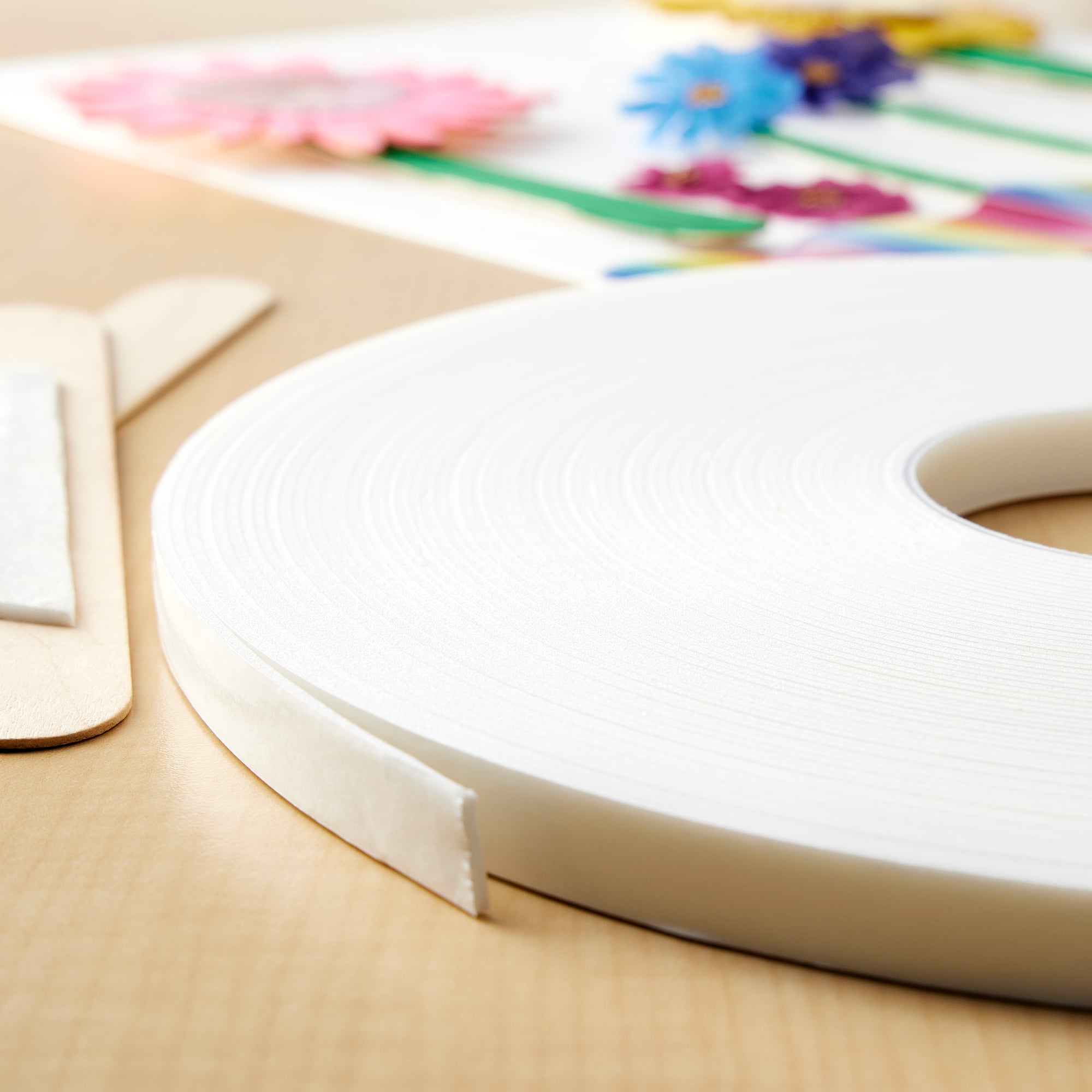 iCraft White 3D Foam Tape™ Jumbo Roll, 108ft.